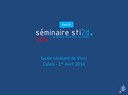 Séminaire Académique   STI2D  Avril 2014 