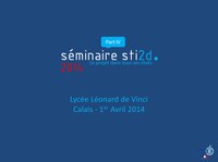 Séminaire Académique  Avril 2014